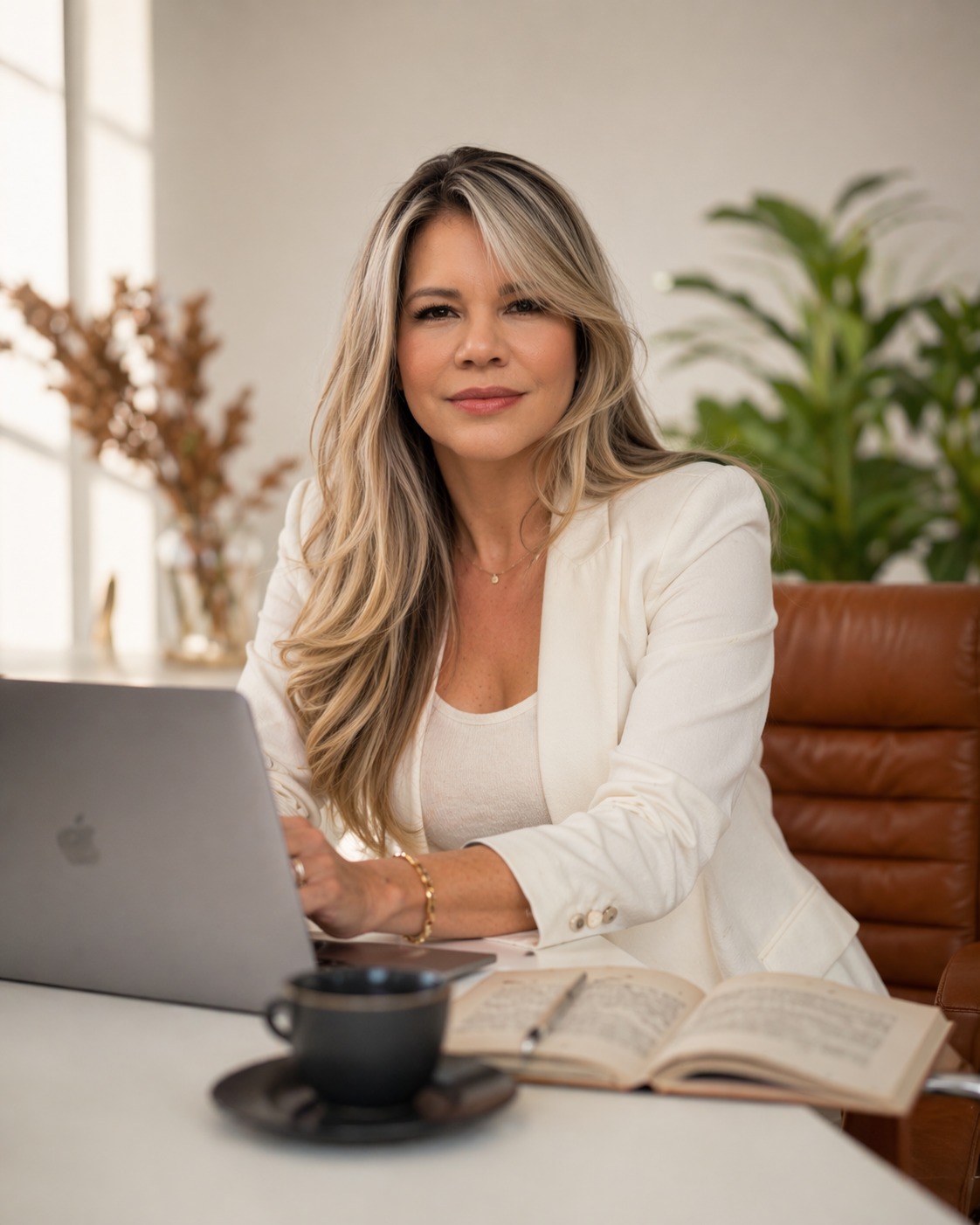 Profissional em retrato editorial